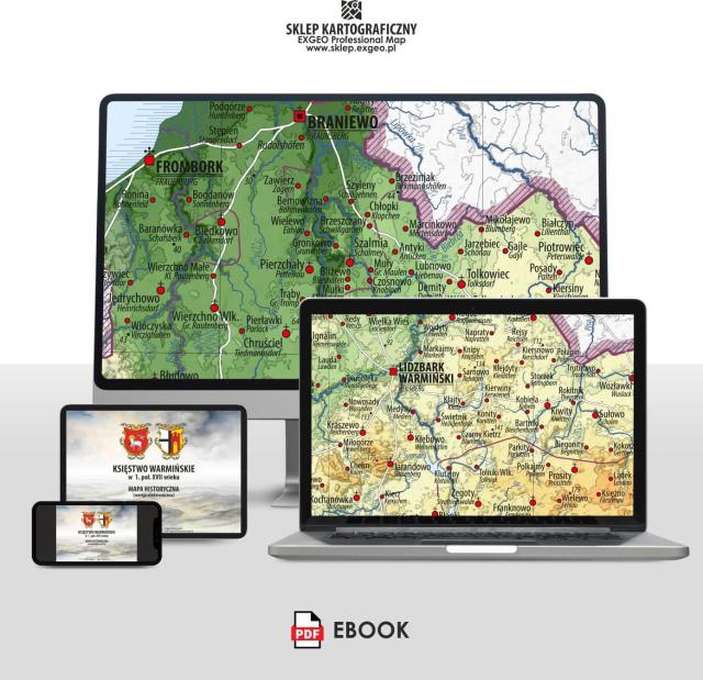 Ks. Warmińskie (Warmia) w poł. XVII w. | E-book (e-atlas)