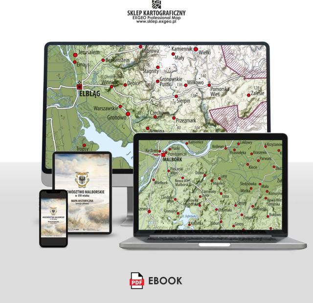 Województwo malborskie w XVI w. | E-book (e-atlas)