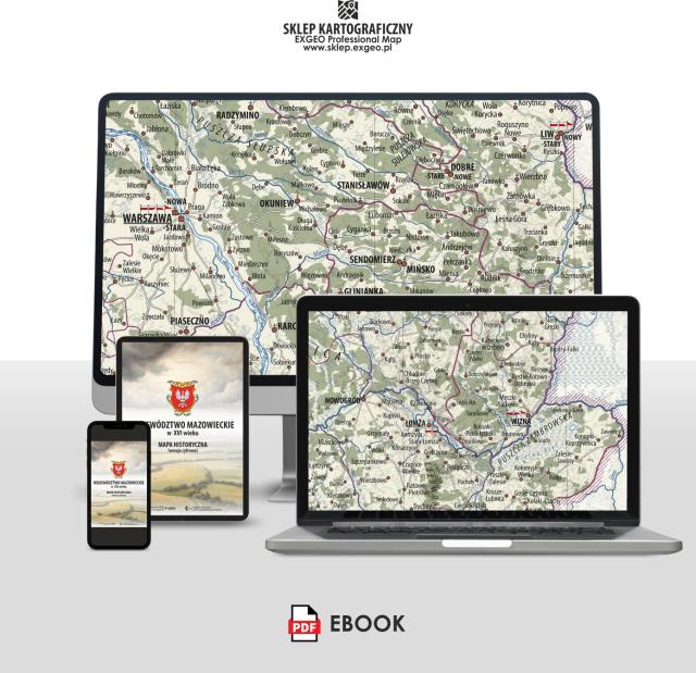 Województwo mazowieckie w. XVI w. | E-book (e-atlas)