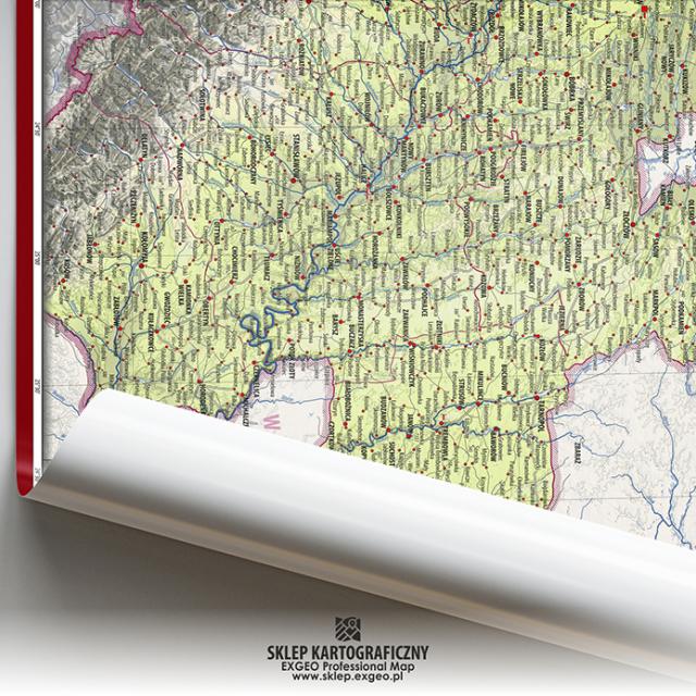 Województwo ruskie w XVII-XVIII w. | Mapa historyczna