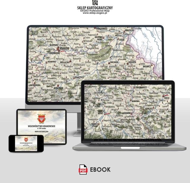 Województwo krakowskie w XVI w. | E-book (e-atlas)