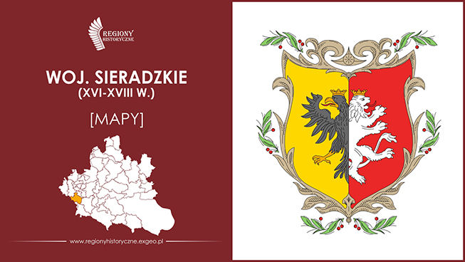Województwo sieradzkie (XVI-XVIII w.) [MAPY]